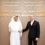 Hisham Al Gurg, CEO of Seed Group and The Private Office of Sheikh Saeed bin Ahmed Al Maktoum; and Ruben Miessen, CEO and co-founder at Legalfly.